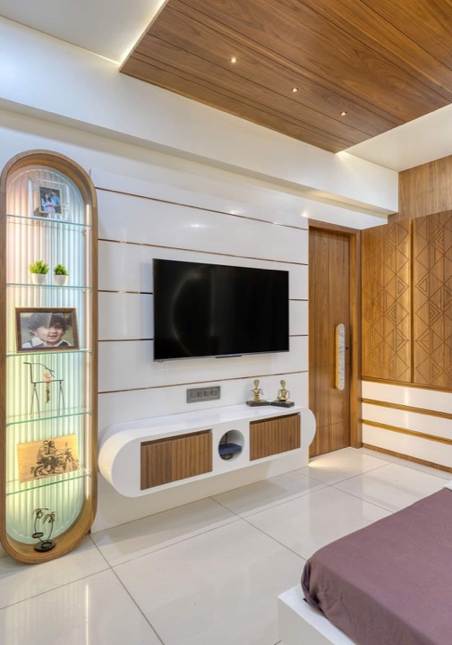 TV panel with shelving detail thumbnail