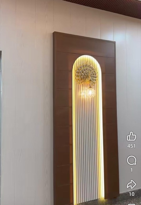 PVC niche wall with warm accent lighting thumbnail
