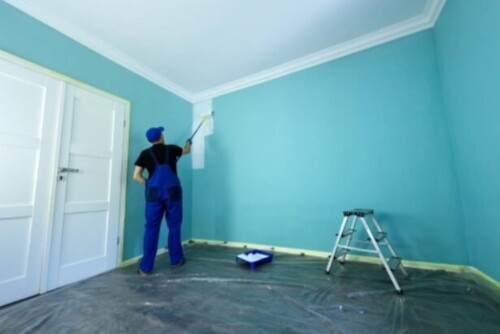 Home painting and wall finishing work
